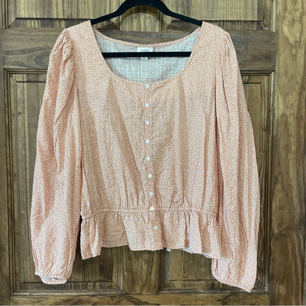 ana Floral Print Blouse
